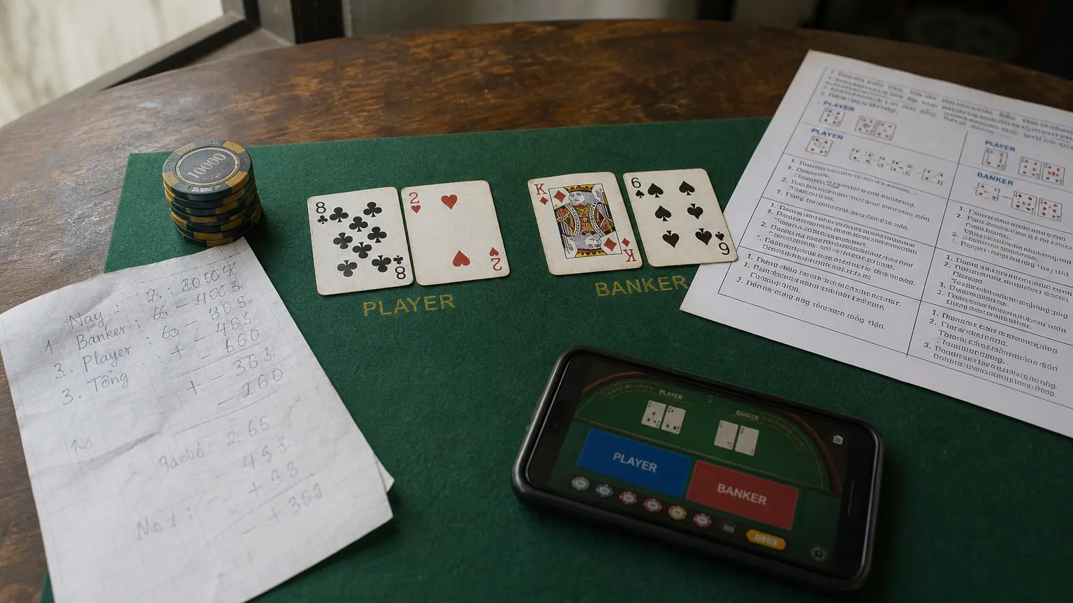 Hướng dẫn chơi Baccarat tiền hiệu quả cho người mới