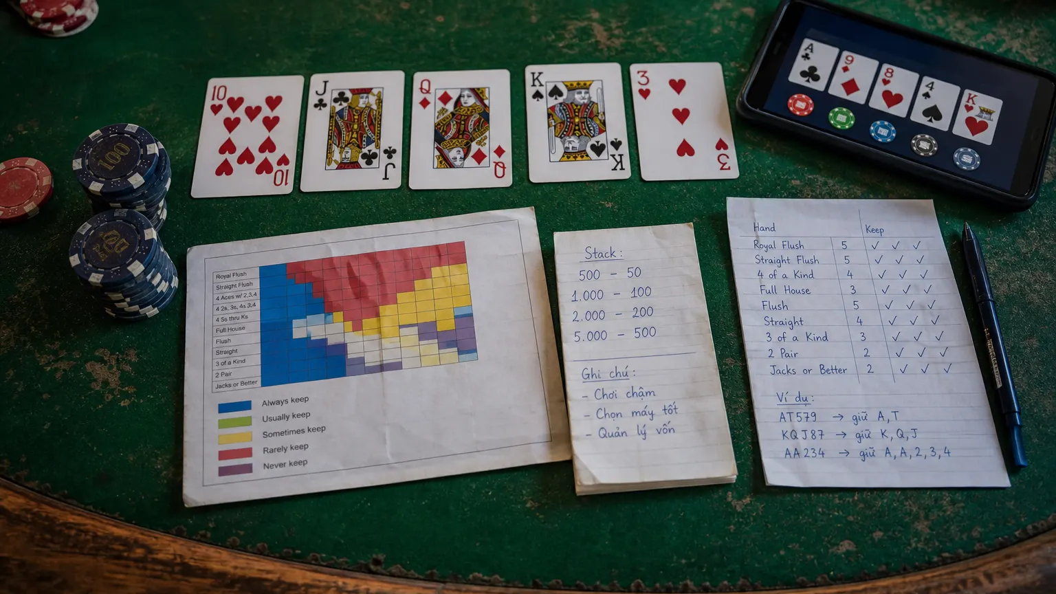 Phân Tích Phương Pháp Chơi Video Poker Casino Trực Tuyến Thắng Lớn